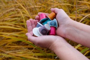 Cápsulas compostáveis ​​melhor opção mais sustentável para unidades de café em dose única.