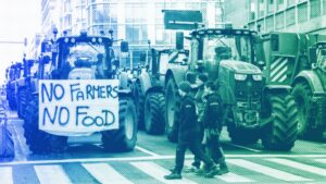 Ativismo verde e agricultores se unem em protesto por políticas agrícolas mais justas na UE